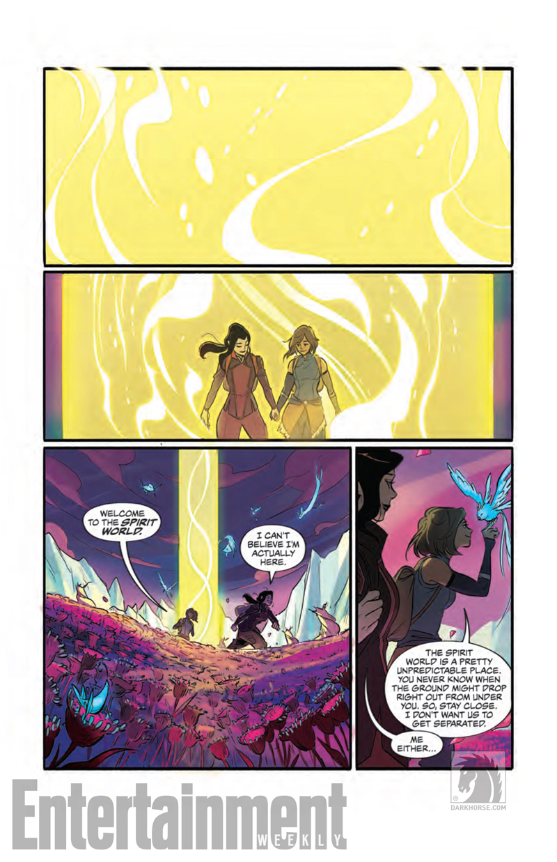 Illustration for article titled Get a Look at Korra and Asami's First Date in the New Legend of Korra Comic